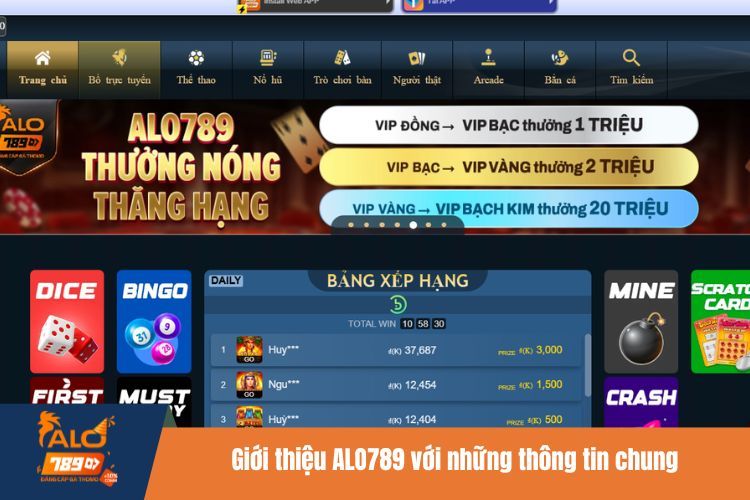 Giới thiệu ALO789 với những thông tin chung